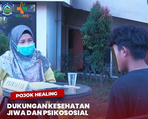 PENGUNJUNG POJOK HEALING PUAS DENGAN LAYANAN KONSULTASI YANG DIBERIKAN RSJMS